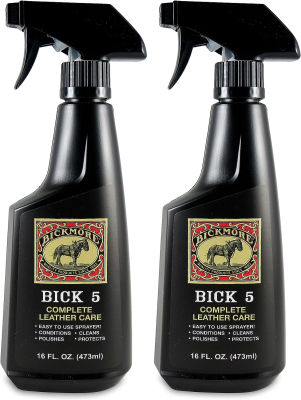 Bickmore Bick 5 Leather Cleaner & Conditioner 16oz Spray (2-Pack) Complete Leather Care 16 oz (2-Pack)