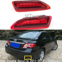 ไฟสะท้อนแสง Bemper Belakang Led 1ชุดสำหรับ Toyota Corolla 2011 2012สำหรับ Lexus CT200h เลนส์สีแดงอุปกรณ์เสริมรถยนต์ไฟสัญญาณเตือนจอดรถ