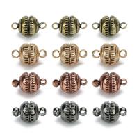 【YP】 5Sets Round Buckle Magnetic Clasps Jewelry Making 8mm Clasp Connectors Chain Finding