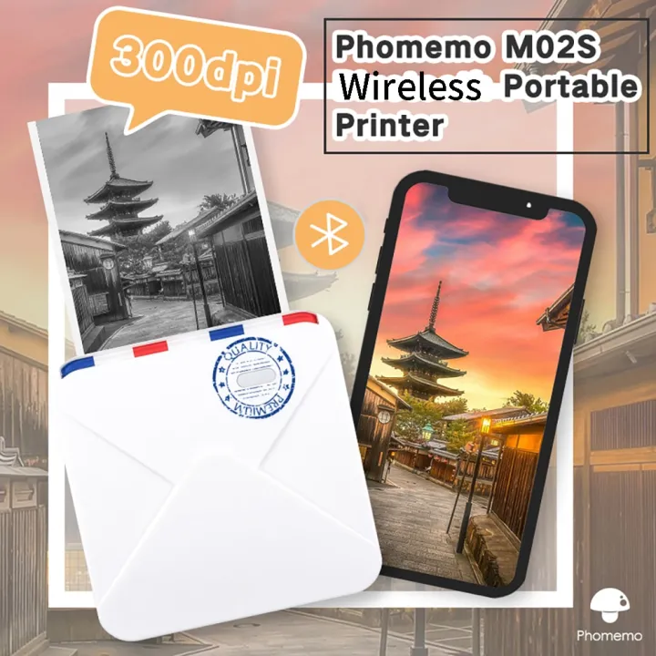 phomemo-printer-300dpi-เครื่องพิมพ์ภาพศิลปะ-m02s-ตกแต่งคริสต์มาส-diy-แบบพกพา-impressora-เครื่องพิมพ์กระดาษ-t-rmica