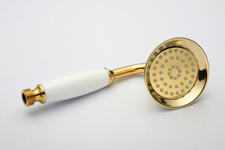 Brass Classical ephone gold and Held Shower Head golden hand shower TH014