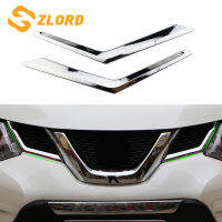 Chrome Car Front Grille Decoration Cover Trim Grilles Stickers for Nissan X-trail XTrail T32 2014 - 2017 Accessories