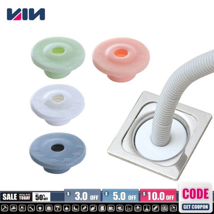 Silicone Drains Sewer Pipe Sealing Ring Floor Kitchen Sink Overflow