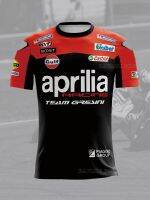 For Aprilia T-Shirt 2022 Moto Motorcycle Racing Team Mens Summer Quick Dry Breathable Do Not Fade Cold Feeling Jerseys