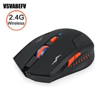 2.4G Wireless Rechargeable Gaming Mouse 2400DPI Silent Mouse USB Receiver for Computer PC Laptop Accessories Built-in Battery Basic Mice