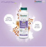 (400 g)แป้งเด็กสูตรอ่อนโยน ไม่มีพาราเบน ไม่มีซัลเฟต ลดความอับชื้น  Himalaya Baby Powder