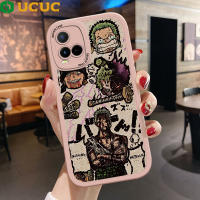 UCUC HP ปลอกเคสสำหรับ Vivo Y21 2021 Y21A Y21S Y21T Vivoy21 Vivoy21a Vivoy21s Vivoy21t เคสมือถือการ์ตูน Zoro ปกหนัง