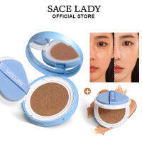 【ซื้อหนึ่งแถมหนึ่ง】SACE LADY BB คุชั่นรองพื้นควบคุมความมันเคลือบธรรมชาติเบาะอากาศพร้อมชุดเติม SPF 50 + [ติดทนนานกันน้ำปกปิด]