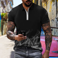 Flame Print Polo Shirt Men 2022 New Summer Spring Mens Polo Shirts with Short Sleeve Male Shirts Top Clothing Oversize Shirt 6xl