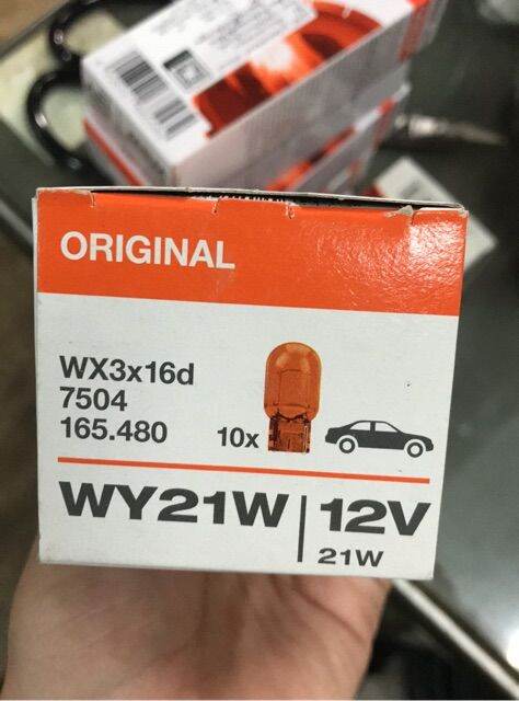 พร้อมส่ง-โปรโมชั่น-หลอดไฟ-osram-แท้-t20-เสียบใหญ่-สีส้ม-1-ไส้-wy21w-12v-21w-ส่งทั่วประเทศ-หลอด-ไฟ-หลอดไฟตกแต่ง-หลอดไฟบ้าน-หลอดไฟพลังแดด