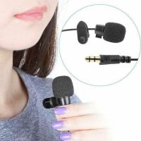 3.5mm Mini Lapel Microphone / Wired Collar Clip Lapel Lavalier Microphone / PC Laptop Loudspeaker