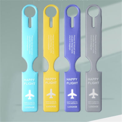 PVC Luggage Tags Portable Label Travel Accessories New Style Luggage Tags Baggage Tag Luggage Tag