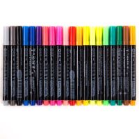 20 Colors Permanent Art Marker for Fabric T-shirt Liner Textile Ink Cloth Paint Color DIY Doodling Washing does not fade