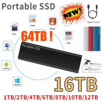 High-speed Portable SSD 1TB External Hard Drive Type-C Solid State Drive For Laptop 2TB Mobile Storage Device Flash Memory Disk