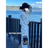 [COD] Temperament fragrant long-sleeved jacket slimming 2022 autumn new fashion Korean two-piece womens