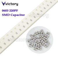 100pcs 220PF NPO precision 5% 50V 0603 220P SMD Thick Film Chip Multilayer Ceramic Capacitor