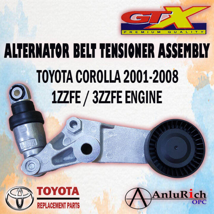 Alternator Belt Tensioner Assembly for Toyota Corolla 20012008 1ZZFE