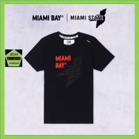 Miami Bay เสื้อคอกลม ชาย รุ่น State สีดำ