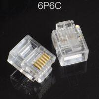 RJ11 6P6C Modular Jack Network Male Plugs  6 Pin  Telephone Connector Cables