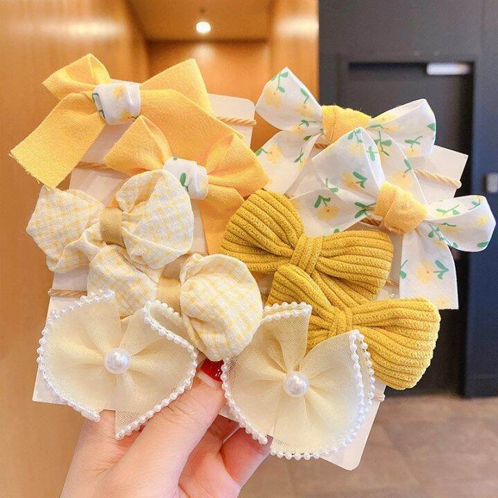 10pcs-set-big-bow-flower-elastic-hairbands-children-girls-sweet-hair-ties-fashion-headbands-hair-accessories-rubber-band-for-kid