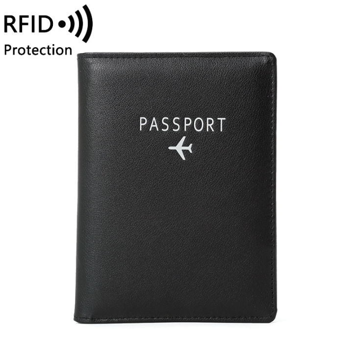 แปรงป้องกันการโจรกรรมกระเป๋าหนังสือเดินทางสำหรับทั้งหญิงและชายอเนกประสงค์กระเป๋าเอกสารที่ใส่ตั๋ว-dompet-travel-ในต่างประเทศ