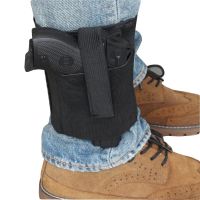 Universal Ankle Holster with Retention Hook&amp;Loop Strap Concealed Carry Case Elastic Secure Strap Revolvor Concealment