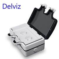 Delviz กล่องนิรภัยซ็อกเก็ต IP66,ฝาครอบกันฝุ่นสวิตช์ติดตั้งกลางแจ้ง,กล่องซีลซ็อกเก็ตแบบ146,กล่องครอบกันน้ำที่ใช้ในครัวเรือน