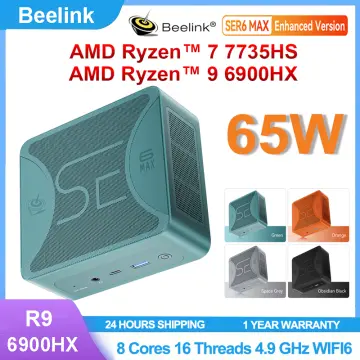 Beelink Mini PC SER6 AMD Ryzen 9 6900HX (8C/16T Up to 4.9GHz