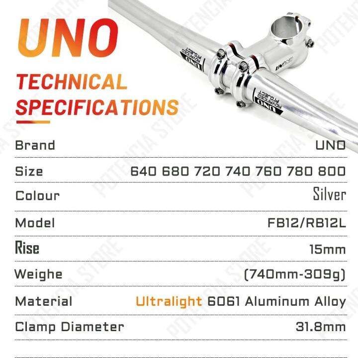 uno-มือจับแฮนด์จับจักรยานภูเขา-ทำจากเงิน640-680-720-740-760-800mm-อัลลอยอลูมิเนียมอัลตราไลท์ชิ้นส่วนก้านราวจับ-mtb