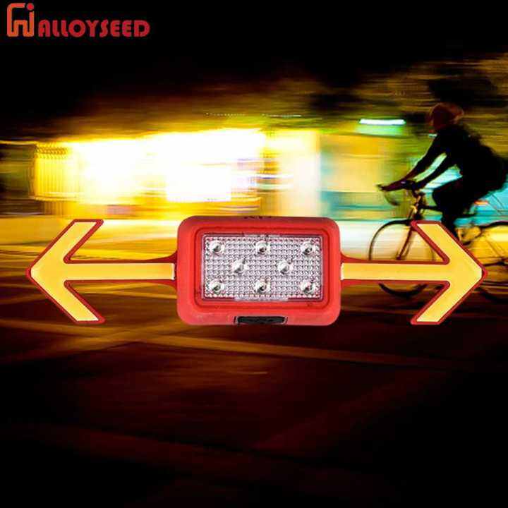 LED Bike Turn Signal Light Lightweight Rechargeable Safety Warning