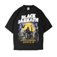 Hot sale BLACK SABBATH band  graphic Mens 100% Cotton Round Neck Short Sleeve T-Shirt  Adult clothes