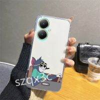 เคสนิ่มโทรศัพท์สำหรับ VIVO Y27 4G V27 V27e Y78 Y36 V25 V25e Y02 Y02A Y16 Y22 Y77 5G เคสโทรศัพท์การ์ตูนแฟชั่นคลาสสิก2023New ใสเคสซิลิโคนบางเฉียบป้องกันการตก VIVO Y27ด้านหลัง