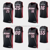 ✁ Cute 22-23 NBA Jersey Miami Heat Robinson Martin Black Basketball Sports Vest Unisex Plus Size