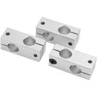 【CW】 6x8 6x6 8x8 6x10 Pillar Clamp Optical Axis Shaft Support Fasten Rod Bracket Block Aluminum