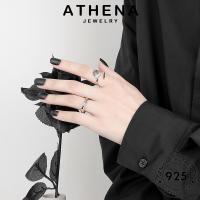 ATHENA JEWELRY เงิน แหวน บิด แท้ เครื่องประดับ เครื่องประดับ ทอง เกาหลี ต้นฉบับ ผู้หญิง แฟชั่น Silver 925 R1246