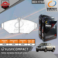 COMPACT ผ้าเบรคหน้า TATA XENON PICKUP 2007-(จับมือดำ) รหัส 1750