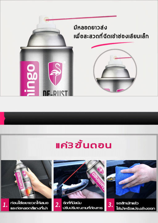 น้ำยาขัดสนิมรถ-flamingo-น้ำยากัดสนิม-น้ำยาขัดสนิม-น้ำยากำจัดสนิม-น้ำยากัดสนิมรถ-น้ำยาล้างสนิม-สเปรย์ล้างล้อแม็ก-น้ำยากันสนิม-กัดสนิม-สเปรย์กันสนิม-น้ำยาขจัดสนิม-น้ำยาลอกสนิม-ล้างสนิม-สเปรย์ฉีดสนิม-สปร