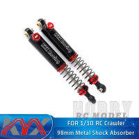 KYX อะไหล่2PCS โลหะโช้คอัพไฮดรอลิก98มม. สำหรับ AXIAL SCX10 II 110 RC รุ่นรถ Crawler อุปกรณ์เสริม