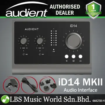 Audient iD14 MKII 10 in 6 out USB C Audio Interface with