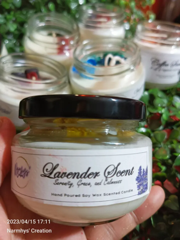 Scented Candle, Hand Poured Soy Wax