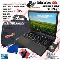 โน๊ตบุ๊คNotebook Fujitsu A574 Core i5 Gen4 ดูหนัง ฟังเพลง ทำงาน เล่นเกมส์ (ROV)ได้ (หน้าจอ15.6นิ้ว)