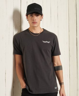 SUPERDRY SUSHI ROLLERS T-SHIRT - เสื้อยืด สำหรับผู้ชาย สี Washed Black