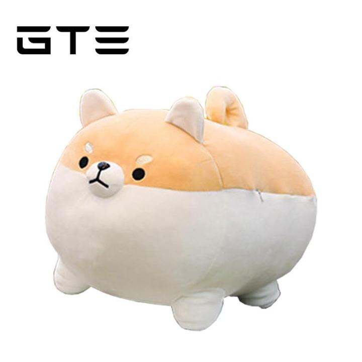 sleeping shiba inu plush