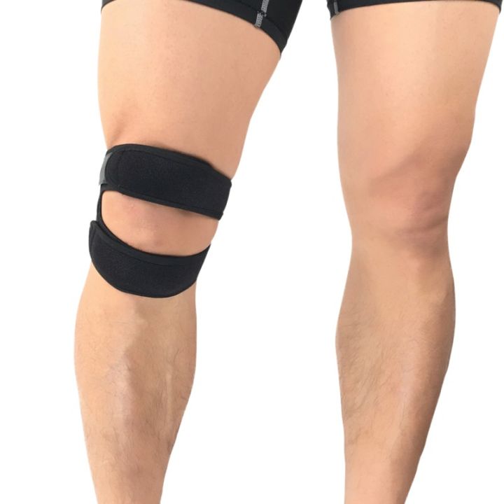 1pcs-sports-kneepad-double-palar-knee-pala-tendon-support-strap-brace-pad-protector-open-knee-wrap-strap-band-fitness