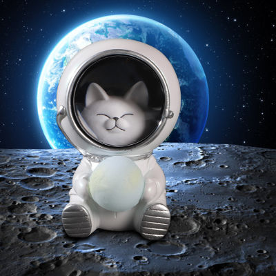 Animal Night Light for Kids Cute Spaceman LED Night Light Nursery Astronaut Moon Lamps Galaxy Pet Desktop Decoration