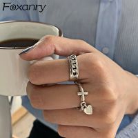 Lamberts Foxanry Rings for LOVE Pendant Punk Hiphop Jewelry Gifts