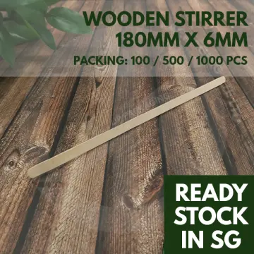 1000 Pcs 5 Wooden Coffee Stirrers Wood Stir Sticks