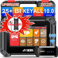 2023 ANCEL V6 Pro ไร้สายบลูทูธ OBD2สแกนเนอร์เต็มระบบวินิจฉัยเครื่องมือสนับสนุนสองทิศทางที่ใช้งานทดสอบและ25รีเซ็ต funtions OBD2 Scanner For 12V Cars and 24V Trucks