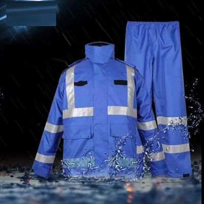 Hi Vis Orange safety Worker jacket pants reflective Waterproof Windproof Miner workwear free shipping Warehouse Porter suits