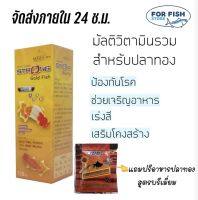 ปลาทอง (วิตามินรวม ช่วย เร่งสี เสริมโครงสร้าง ป้องกันโรค ช่วยเจริญอาหาร) Medifish Strong Gold Fish 120 ml.